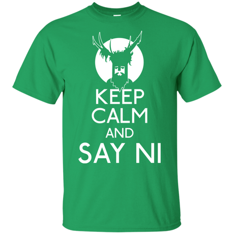 T-Shirts Irish Green / S Keep Calm and Say Ni T-Shirt