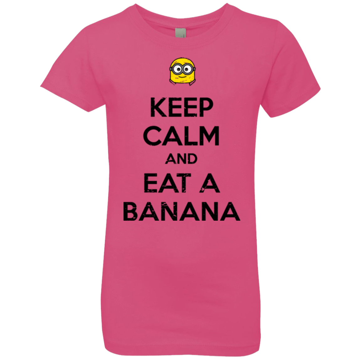 T-Shirts Hot Pink / YXS Keep Calm Banana Girls Premium T-Shirt