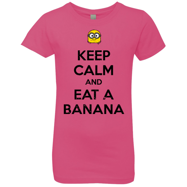 T-Shirts Hot Pink / YXS Keep Calm Banana Girls Premium T-Shirt