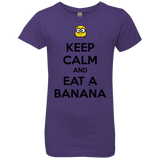 T-Shirts Purple Rush / YXS Keep Calm Banana Girls Premium T-Shirt