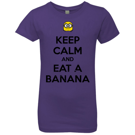 T-Shirts Purple Rush / YXS Keep Calm Banana Girls Premium T-Shirt