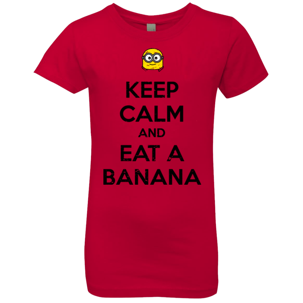 T-Shirts Red / YXS Keep Calm Banana Girls Premium T-Shirt