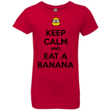 T-Shirts Red / YXS Keep Calm Banana Girls Premium T-Shirt