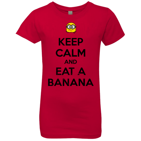T-Shirts Red / YXS Keep Calm Banana Girls Premium T-Shirt