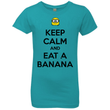 T-Shirts Tahiti Blue / YXS Keep Calm Banana Girls Premium T-Shirt