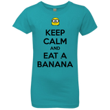 T-Shirts Tahiti Blue / YXS Keep Calm Banana Girls Premium T-Shirt