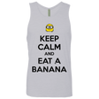 T-Shirts Heather Grey / Small Keep Calm Banana Men's Premium Tank Top