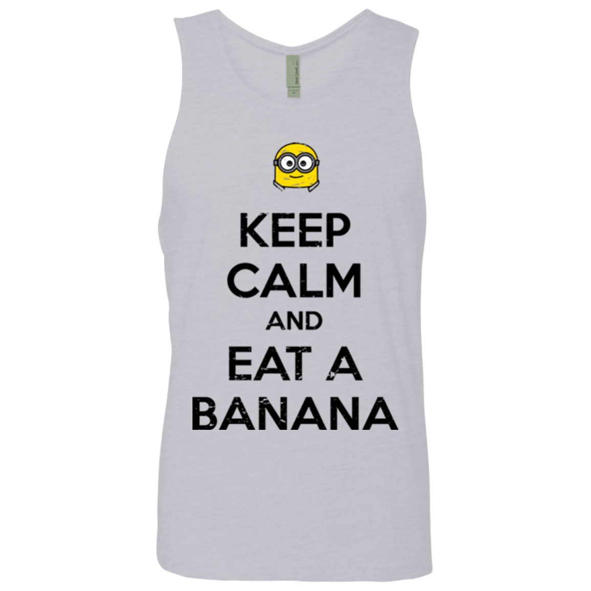 T-Shirts Heather Grey / Small Keep Calm Banana Men's Premium Tank Top