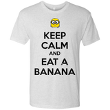 T-Shirts Heather White / Small Keep Calm Banana Men's Triblend T-Shirt