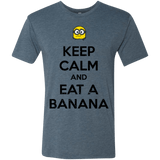 T-Shirts Indigo / Small Keep Calm Banana Men's Triblend T-Shirt