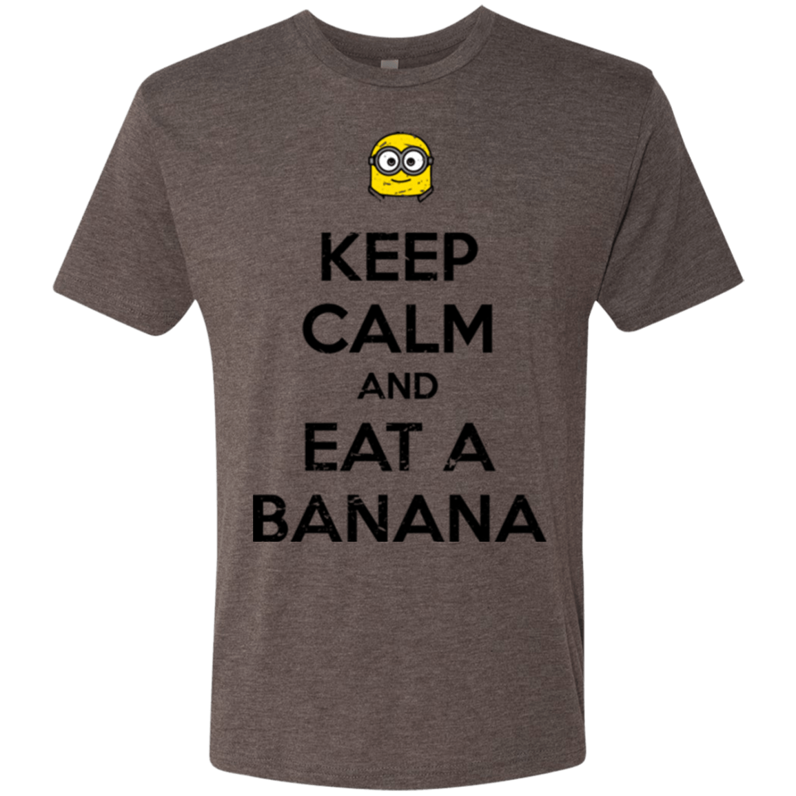 T-Shirts Macchiato / Small Keep Calm Banana Men's Triblend T-Shirt