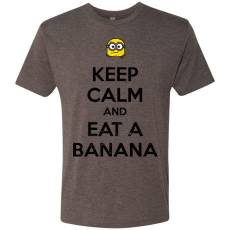 T-Shirts Macchiato / Small Keep Calm Banana Men's Triblend T-Shirt