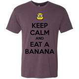 T-Shirts Vintage Purple / Small Keep Calm Banana Men's Triblend T-Shirt