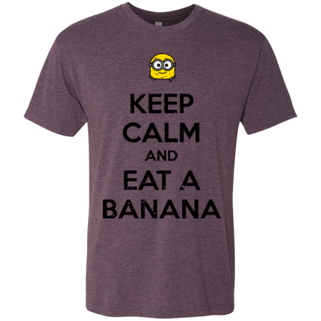 T-Shirts Vintage Purple / Small Keep Calm Banana Men's Triblend T-Shirt