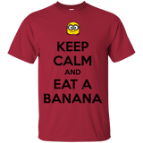 T-Shirts Cardinal / Small Keep Calm Banana T-Shirt