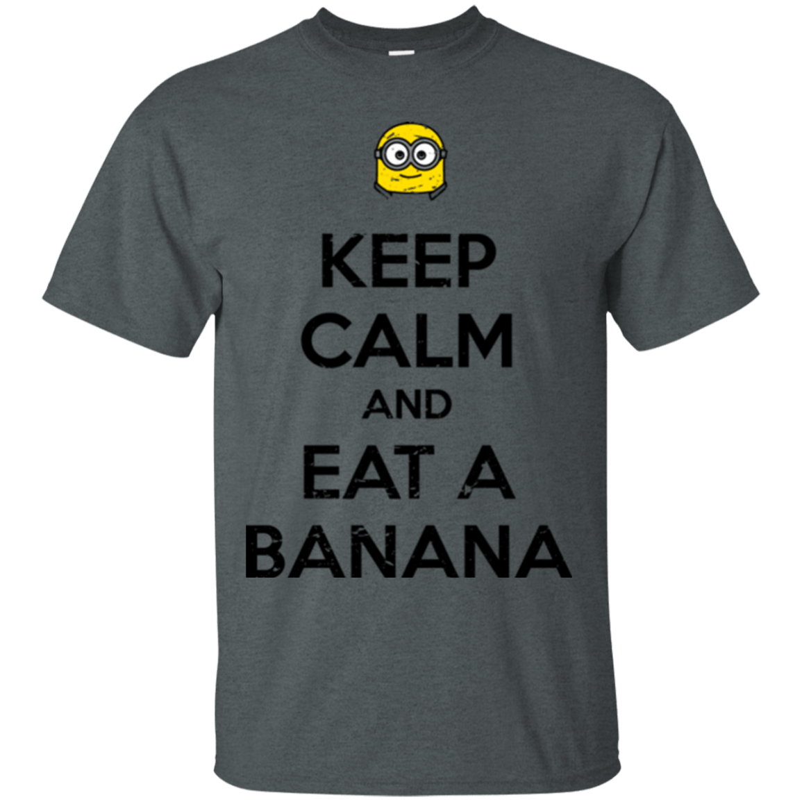 T-Shirts Dark Heather / Small Keep Calm Banana T-Shirt