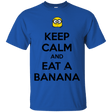 T-Shirts Royal / Small Keep Calm Banana T-Shirt