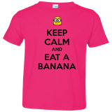 T-Shirts Hot Pink / 2T Keep Calm Banana Toddler Premium T-Shirt
