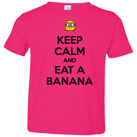 T-Shirts Hot Pink / 2T Keep Calm Banana Toddler Premium T-Shirt