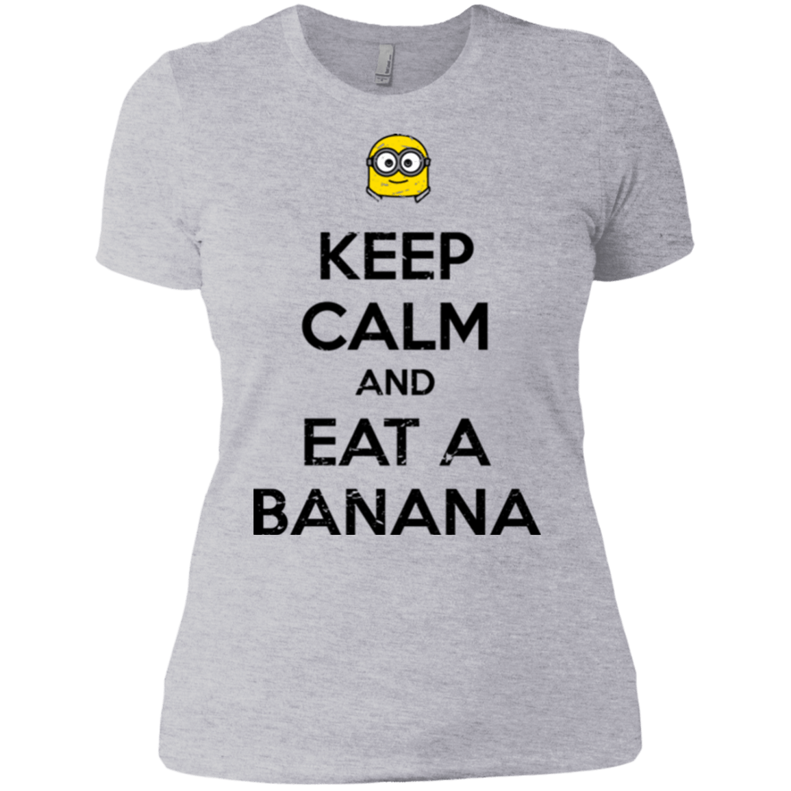 T-Shirts Heather Grey / X-Small Keep Calm Banana Women's Premium T-Shirt