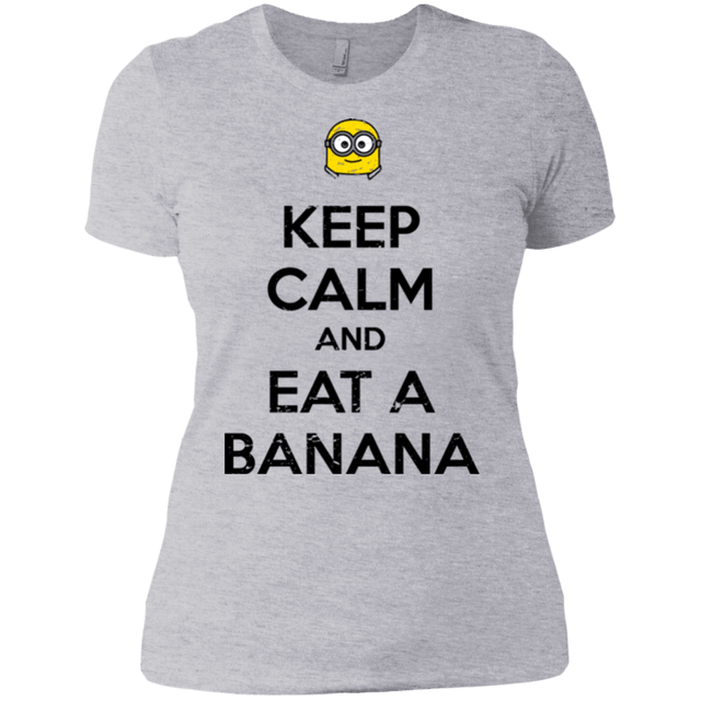 T-Shirts Heather Grey / X-Small Keep Calm Banana Women's Premium T-Shirt