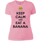 T-Shirts Light Pink / X-Small Keep Calm Banana Women's Premium T-Shirt