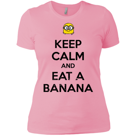 T-Shirts Light Pink / X-Small Keep Calm Banana Women's Premium T-Shirt
