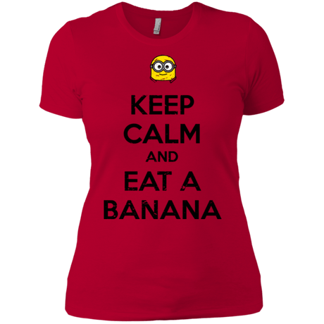 T-Shirts Red / X-Small Keep Calm Banana Women's Premium T-Shirt