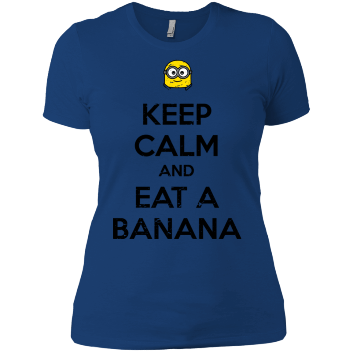 T-Shirts Royal / X-Small Keep Calm Banana Women's Premium T-Shirt