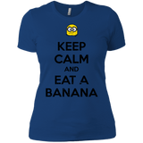 T-Shirts Royal / X-Small Keep Calm Banana Women's Premium T-Shirt