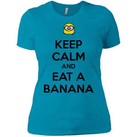 T-Shirts Turquoise / X-Small Keep Calm Banana Women's Premium T-Shirt