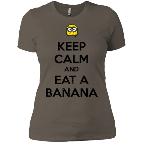 T-Shirts Warm Grey / X-Small Keep Calm Banana Women's Premium T-Shirt