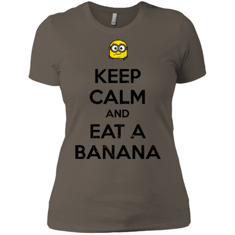 T-Shirts Warm Grey / X-Small Keep Calm Banana Women's Premium T-Shirt