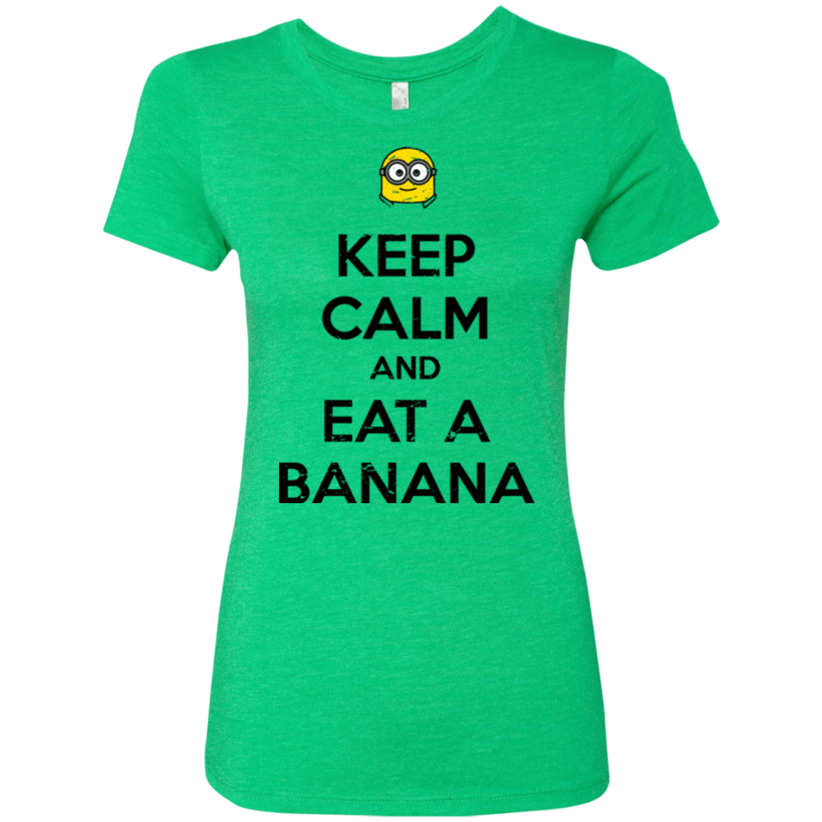 T-Shirts Envy / Small Keep Calm Banana Women's Triblend T-Shirt