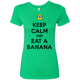 T-Shirts Envy / Small Keep Calm Banana Women's Triblend T-Shirt