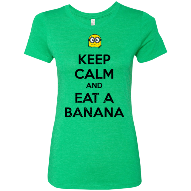 T-Shirts Envy / Small Keep Calm Banana Women's Triblend T-Shirt