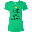T-Shirts Envy / Small Keep Calm Banana Women's Triblend T-Shirt