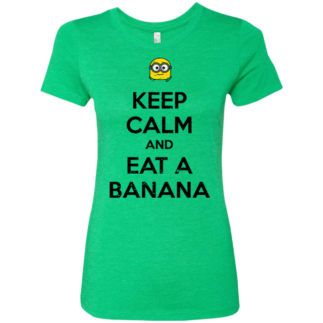 T-Shirts Envy / Small Keep Calm Banana Women's Triblend T-Shirt
