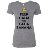 T-Shirts Premium Heather / Small Keep Calm Banana Women's Triblend T-Shirt