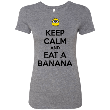 T-Shirts Premium Heather / Small Keep Calm Banana Women's Triblend T-Shirt