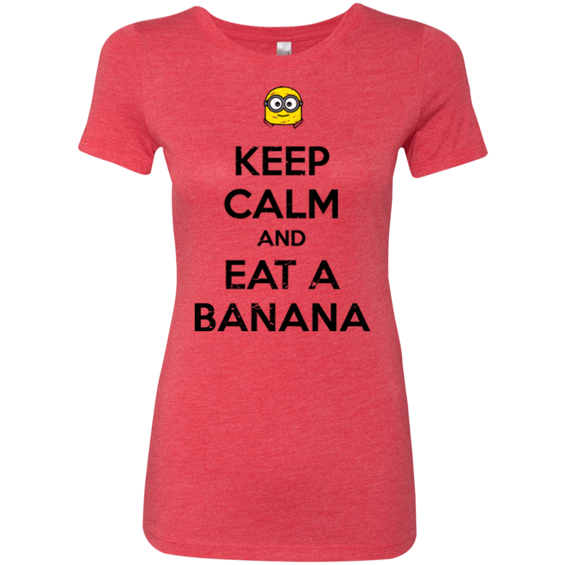 T-Shirts Vintage Red / Small Keep Calm Banana Women's Triblend T-Shirt