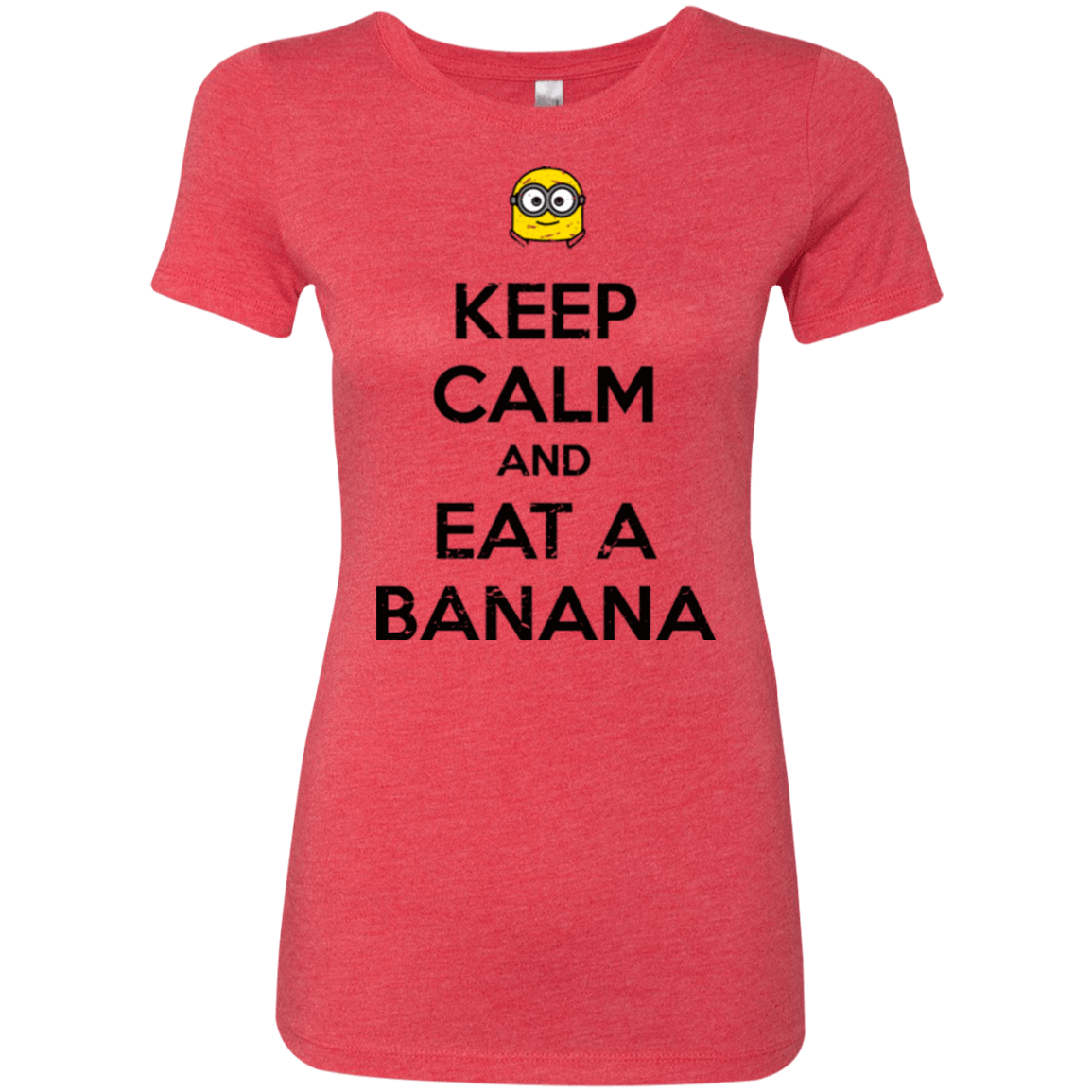 T-Shirts Vintage Red / Small Keep Calm Banana Women's Triblend T-Shirt