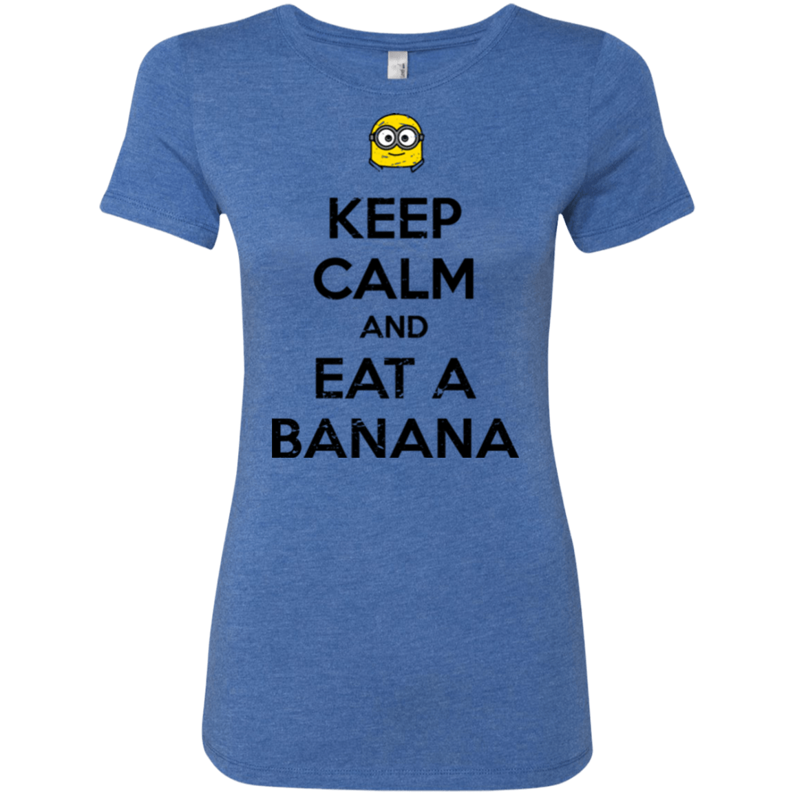 T-Shirts Vintage Royal / Small Keep Calm Banana Women's Triblend T-Shirt