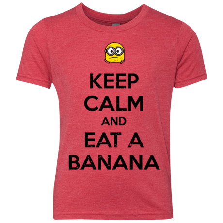 T-Shirts Vintage Red / YXS Keep Calm Banana Youth Triblend T-Shirt