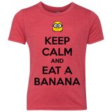 T-Shirts Vintage Red / YXS Keep Calm Banana Youth Triblend T-Shirt