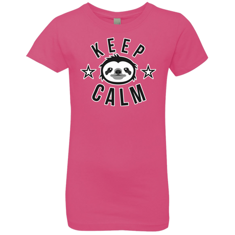 T-Shirts Hot Pink / YXS Keep Calm Girls Premium T-Shirt