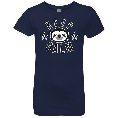 T-Shirts Midnight Navy / YXS Keep Calm Girls Premium T-Shirt