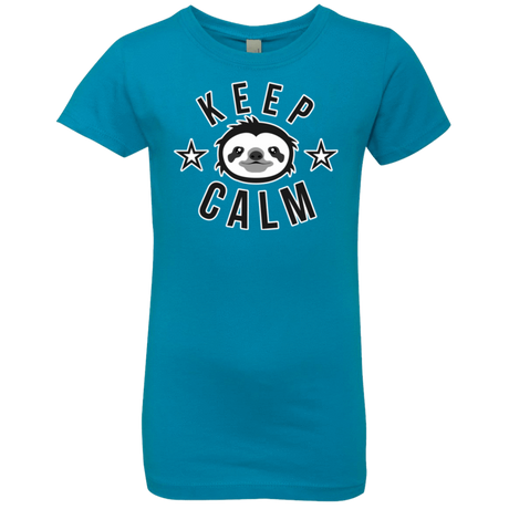 T-Shirts Turquoise / YXS Keep Calm Girls Premium T-Shirt