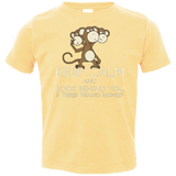 T-Shirts Butter / 2T Keep Calm & Look Behind You A Three Headed Monkey Toddler Premium T-Shirt