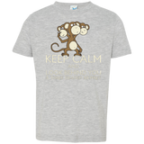 T-Shirts Heather / 2T Keep Calm & Look Behind You A Three Headed Monkey Toddler Premium T-Shirt
